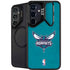 NBA Charlotte Hornets Distressed Galaxy S24 Kickstand Case